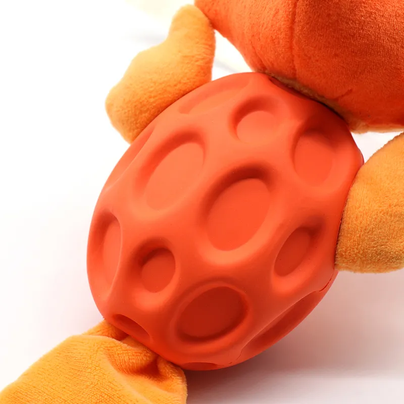 Jouet en peluche en caoutchouc de renard
